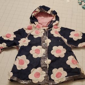 Vintage gymboree raincoat flowers pink flower power